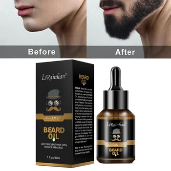 

Top 30ml Pro Men Beard Growth Enhancer Liquid Facial Nutrition Moustache Grow Beard Shaping Tool Beard Oil