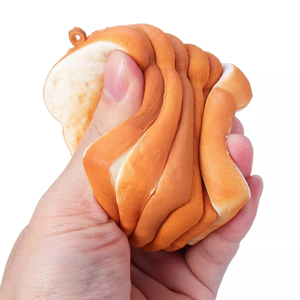 6 шт. тостер хлеб Сжимаемый 9 см крекер тесто с упаковкой Коллекция подарков