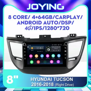 

8" Android Stereo Autoradio Head Unit for Hyundai Tucson 2016-2018 RIGHT DRIVE GPS Carplay Mirror Link DSP SPDIF Bluetooth 5.1
