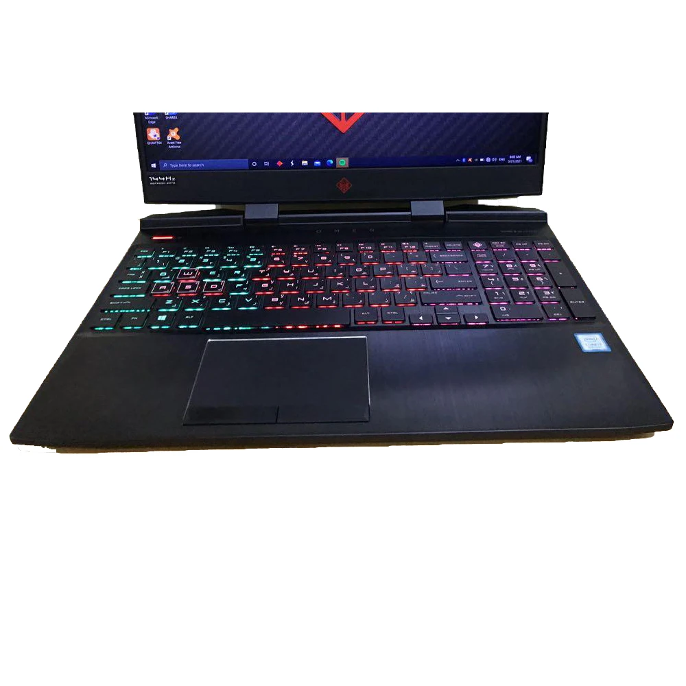 Teclado retroiluminado latino espanhol RGB para HP