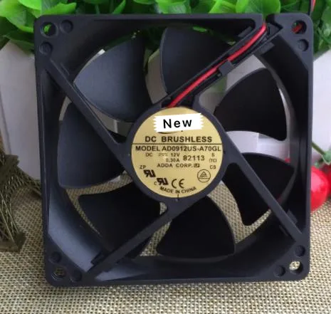 

For ADDA AD0912US-A70GL Server Cooling Fan DC 12V 0.30A 92x92x25mm 2-wire