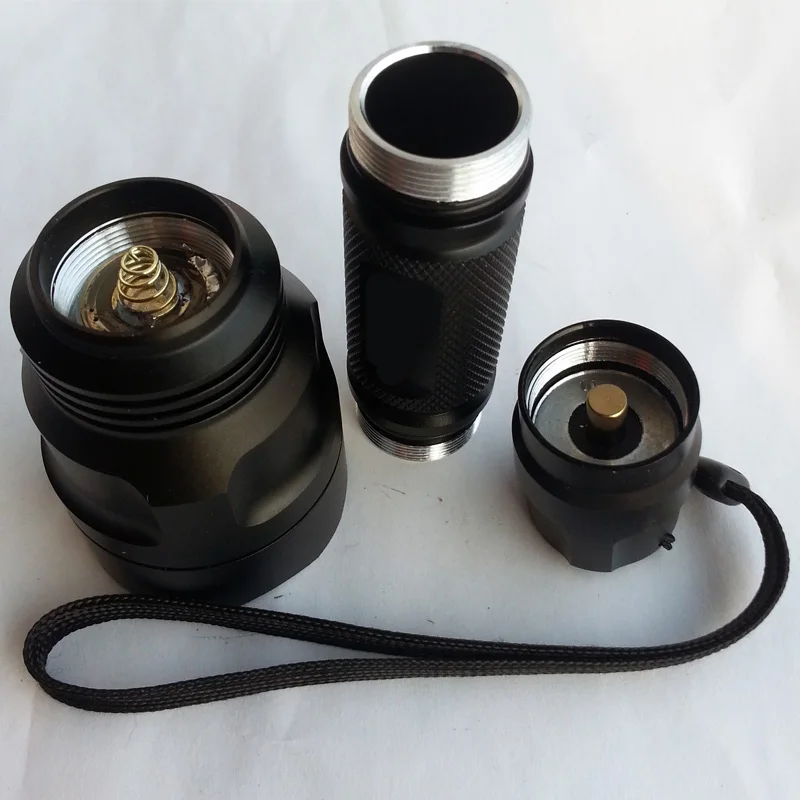 Copper module 2600Lm C8 Xlamp XHP50.2 3.0V LED 12 x 7135 driver 4.2A High Power Flashlight 18650 Torch Hunting Lantern OP/SMO