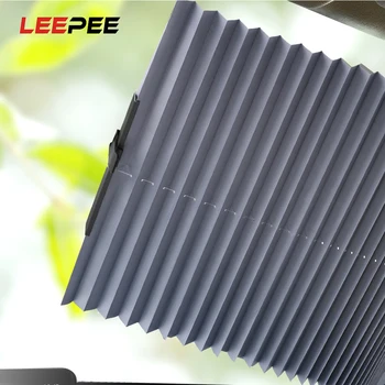 

LEEPEE Car Windshield Sun Shade With Strong Suckers Automatic Extension Adjustable Sun Visor Protector Car Window Sunshade