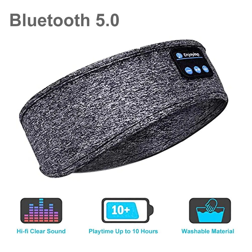 Беспроводные наушники bluetooth 5 0 музыкальный проигрыватель/спортивная повязка на