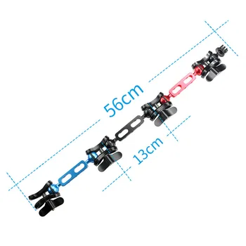 

Aluminum Alloy Butterfly Clip with Joint Clamp Tripod Mount Set for GOPRO HERO3/3+/4/5 Diving Lights Arm Ball F12A