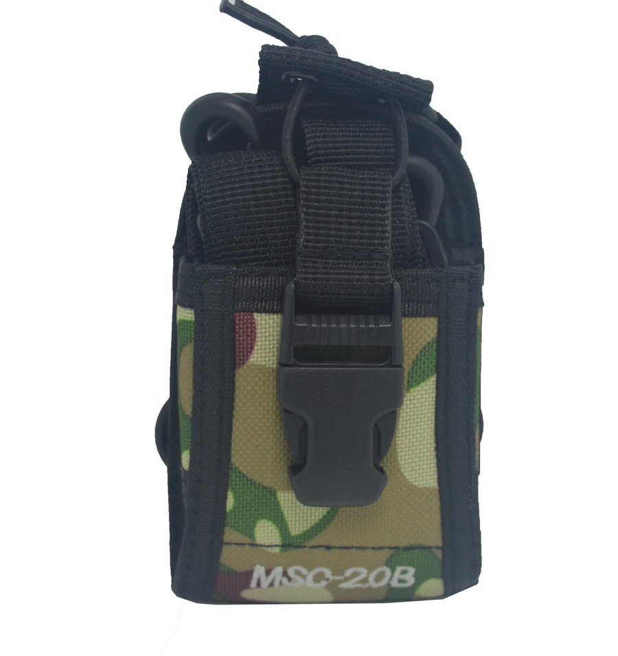 Горячая Радио Чехол держатель MSC-20B иди и болтай walkie talkie “иди и нейлоновая сумка для переноски Чехол для BaoFeng UV-5R UV-82 UV-B5 UV-B6 BF-888S Quansheng Puxing - Цвет: Зеленый