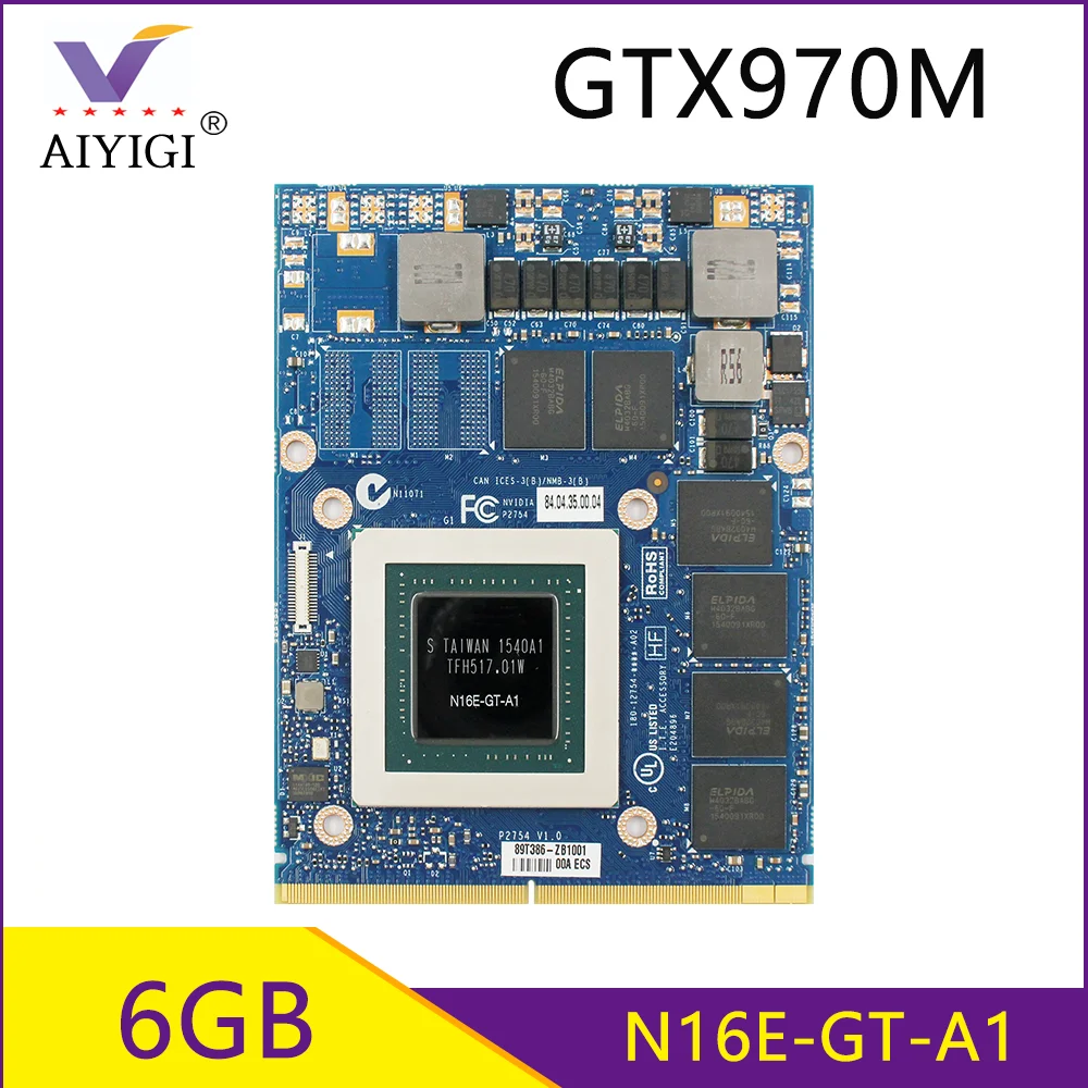GTX970M GTX 970M GDDR5 6 ГБ N16E GT A1 графическая видеокарта для Clevo P375SM P170EM P150EM P157SM P151SM P150SM P170SM