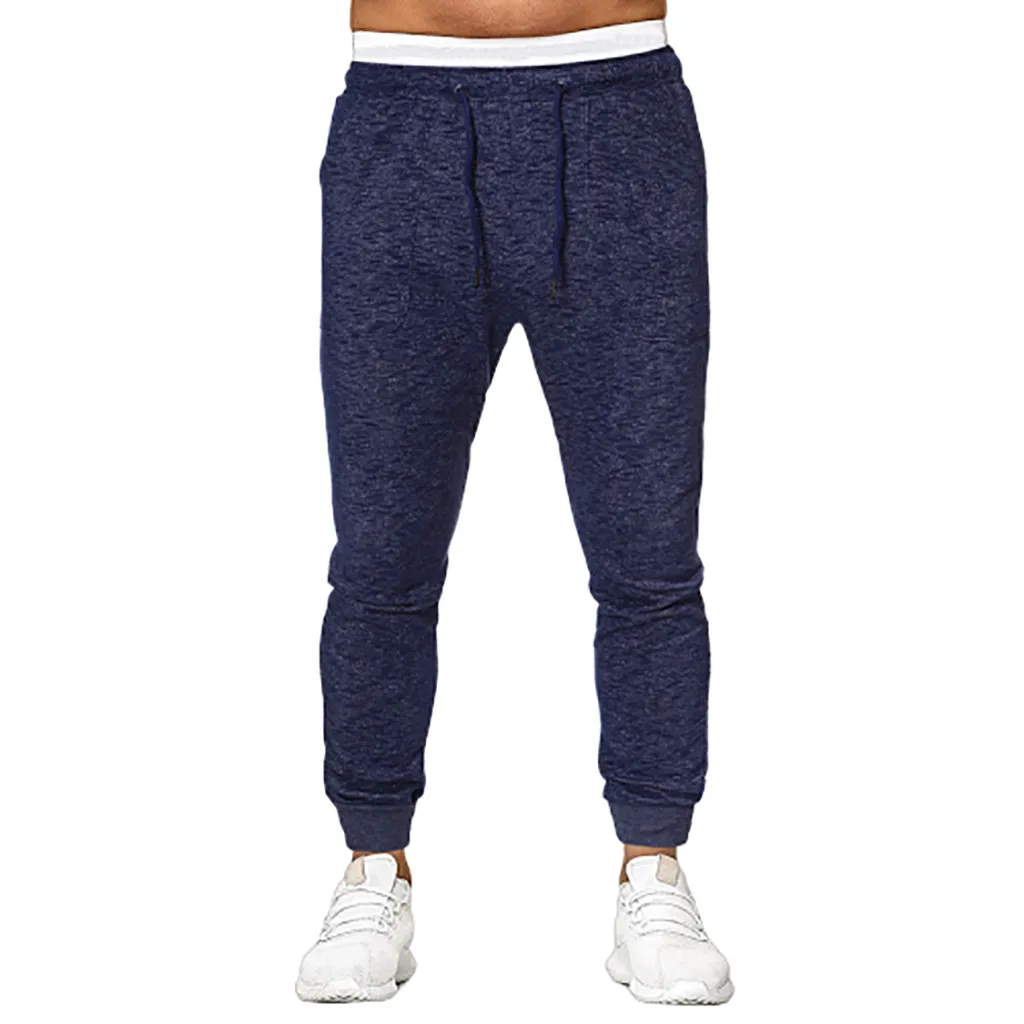 KLV летние модные мужские спортивные костюмы Slim Fit повседневные спортивные брюки Trousers8.13