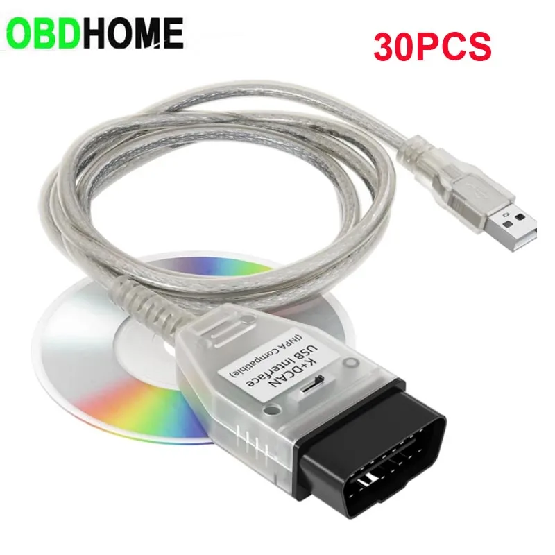 Диагностический кабель OBD 2 USB для Bmw Inpa Ediabas K + DCAN инструмент диагностики