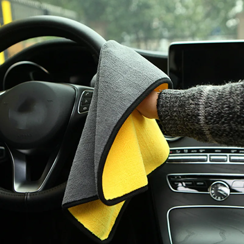30x30 CM Car Wash Microfiber Towel Cleaning Drying Cloth Hemming Care Detailing | Автомобили и мотоциклы
