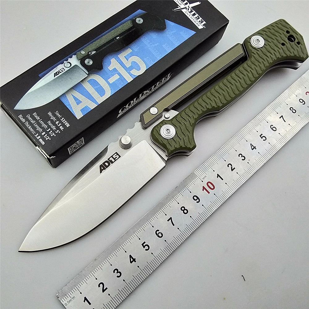 KESIWO, складной нож AD15 D2, лезвие из алюминиевой стали, G10, ручка для кемпинга, охоты, выживания, карманные спасательные ножи, инструменты для повседневного использования