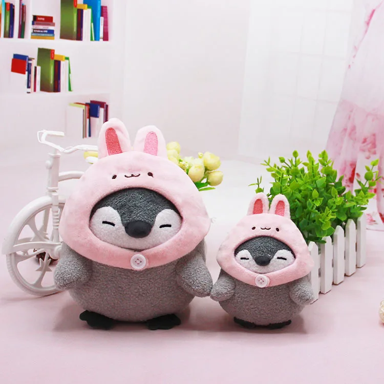 Kawaii Пингвин плюшевая игрушка мультяшная Милая Пижама Кролик мягкая игрушка-Пингвин мягкие животные кулоны-куклы игрушки подарок на день рождения для детей