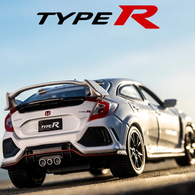 Коллекционная металлическая модель автомобиля 1:32 для HONDA CIVIC TYPE-R | Игрушки и хобби
