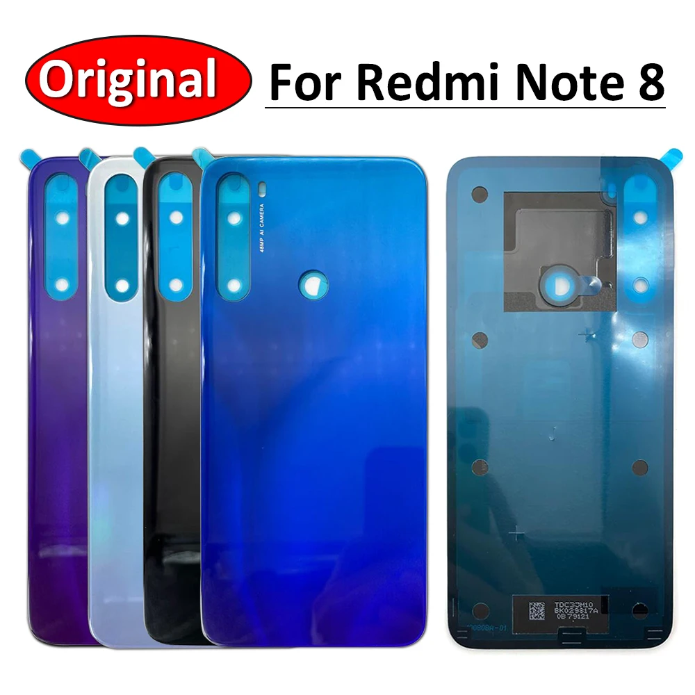 Оригинальная Новинка для Xiaomi Redmi Note 8 задняя крышка батарейного отсека стекло |