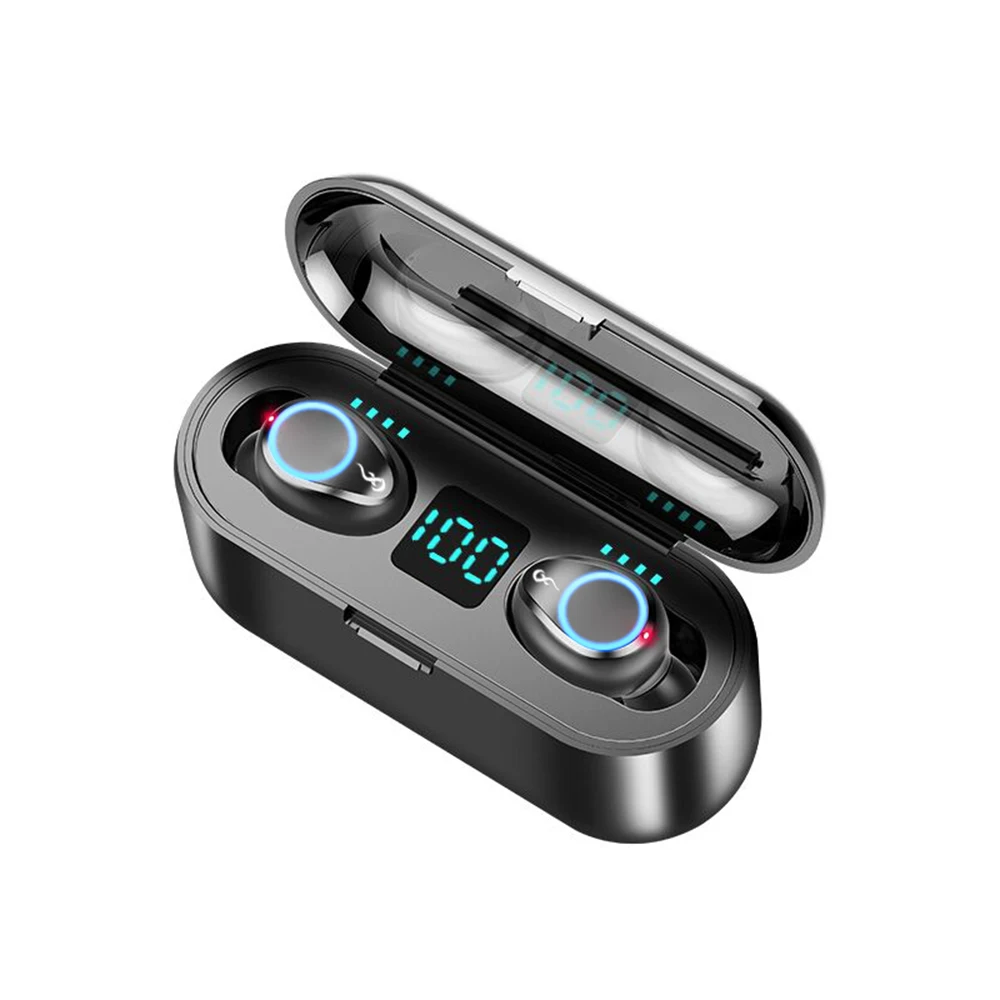 Мини TWS беспроводные наушники Bluetooth 5,0 стерео гарнитура спортивные Bluetooth наушники с зарядным устройством