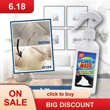 

200ml Universal Conven Foam Cleaner Professional Stain Removal Rinse-Free Cleansing Spray Cleaner For Waterproof Fabrics Carpets