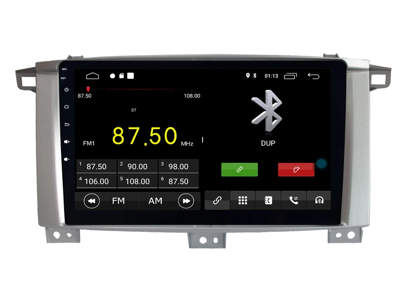 Flash Deal Car Android 9.0 Player for Toyota LANDCRUISER 100  tape recorder 4G Lte sim card Bluetooth GPS Radio Head Unit 2.5D IPS screen 2