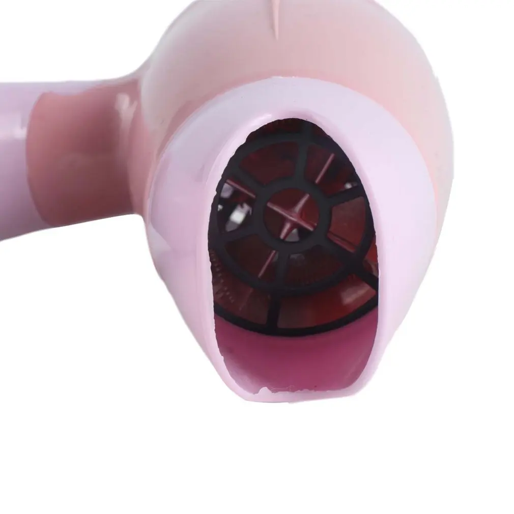 220 В складной мини фен с насадкой регулируемый поток воздуха быстрая сушка низкий