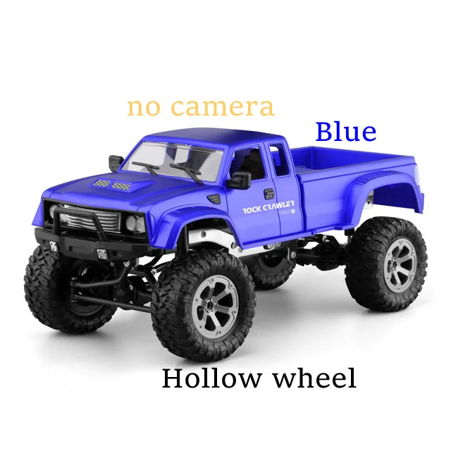 Hotty Toy 1:16 Rc грузовик с дистанционным управлением автомобили пикап тяжелый внедорожник wifi HD камера Пульт дистанционного управления игрушечный автомобиль - Цвет: 002A B