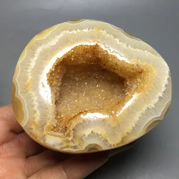 

397g Agate Geode! Hot sale NATURAL CARNELIAN CRYSTAL fengshui healing