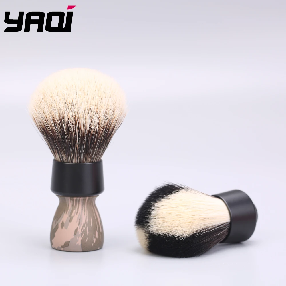 

Yaqi Two -in - one Knots Shaving Brush With Synthetic Knot And Two Band Knot