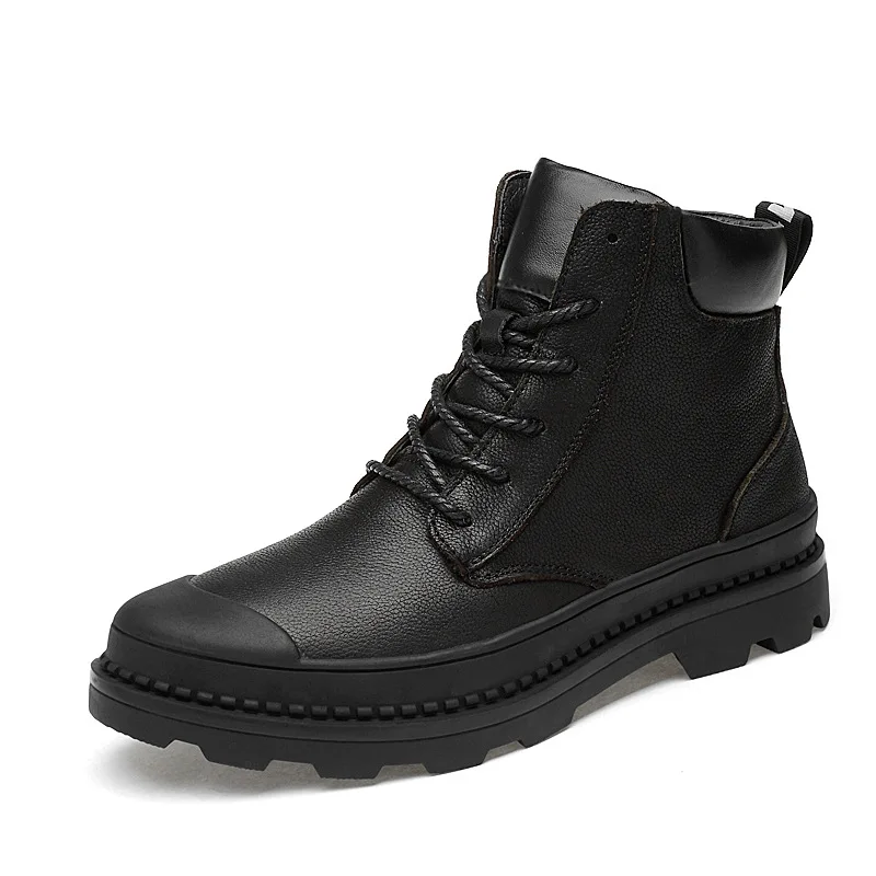 

2019 Autumn And Winter Worker Boot Men's Boot England Martin Boots First Layer Ankle Boots