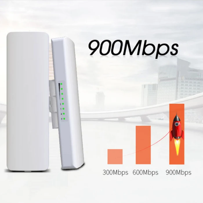 900 Мбит/с 5,8G открытый беспроводной мост высокой мощности 5 км wifi CPE точка доступа GV99