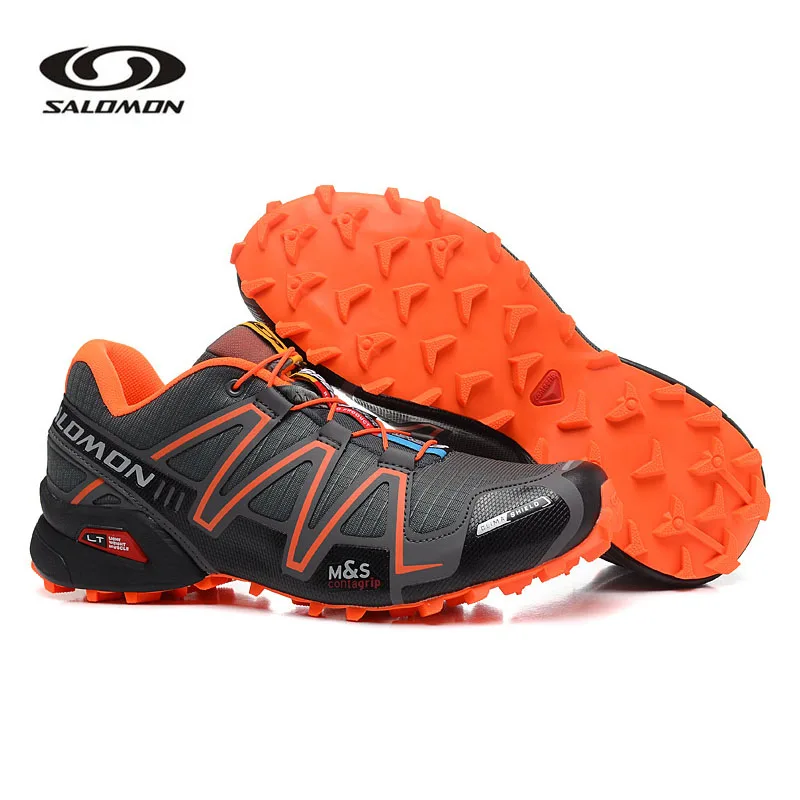 Лидер продаж Salomon speed Cross 3 CS III стиль ходьба беговые кроссовки на шнуровке спортивная обувь мужская беговая Обувь фехтовальная обувь - Цвет: Men-Cross 3 CS-1