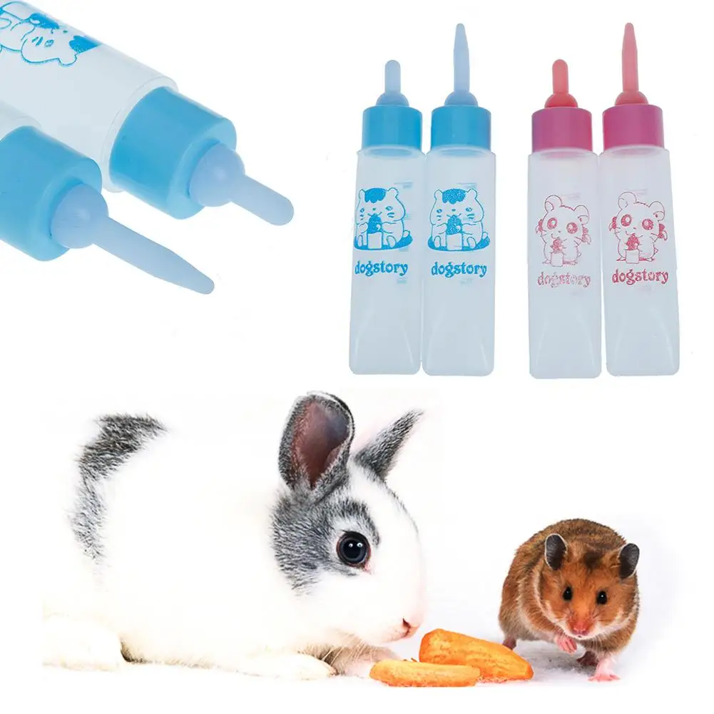 Botella para beber para mascotas, 30ml, hámster, conejo, tetina de alimentación larga, botella de leche, comedero para mascotas pequeñas
