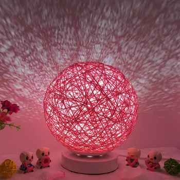

15CM 3D Print LED Moon Light Magical Projection USB Charging Night Light Lamp Desk Ball Light with Wood Base Home Decor