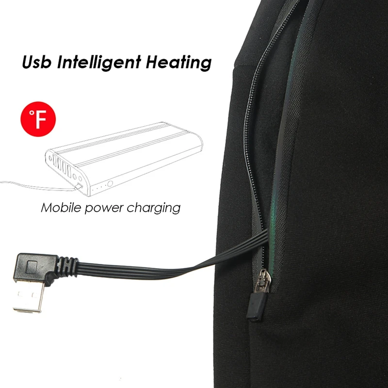 Новинка, теплые брюки для мужчин с Usb подогревом, хлопок, зима+ углеродное волокно, теплые штаны с подогревом, штаны для катания на лыжах, сноуборде, M