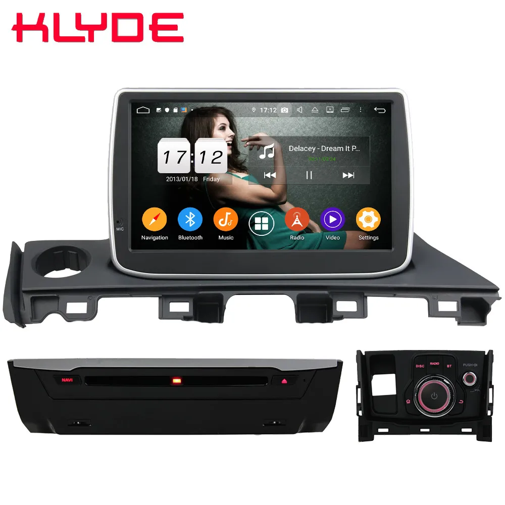 Klyde " ips 4G wifi Android 9 Восьмиядерный 4 Гб ОЗУ 64 Гб ПЗУ DSP автомобильный DVD мультимедийный плеер стерео для Mazda 6 GJ Atenza