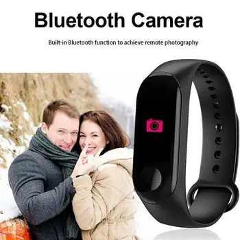 

M3 Smart Bracelet Bluetooth Armband Bloeddrukmeter Band Walking Smart Strap Tracker Android Fitness Armband For Ios K7H7