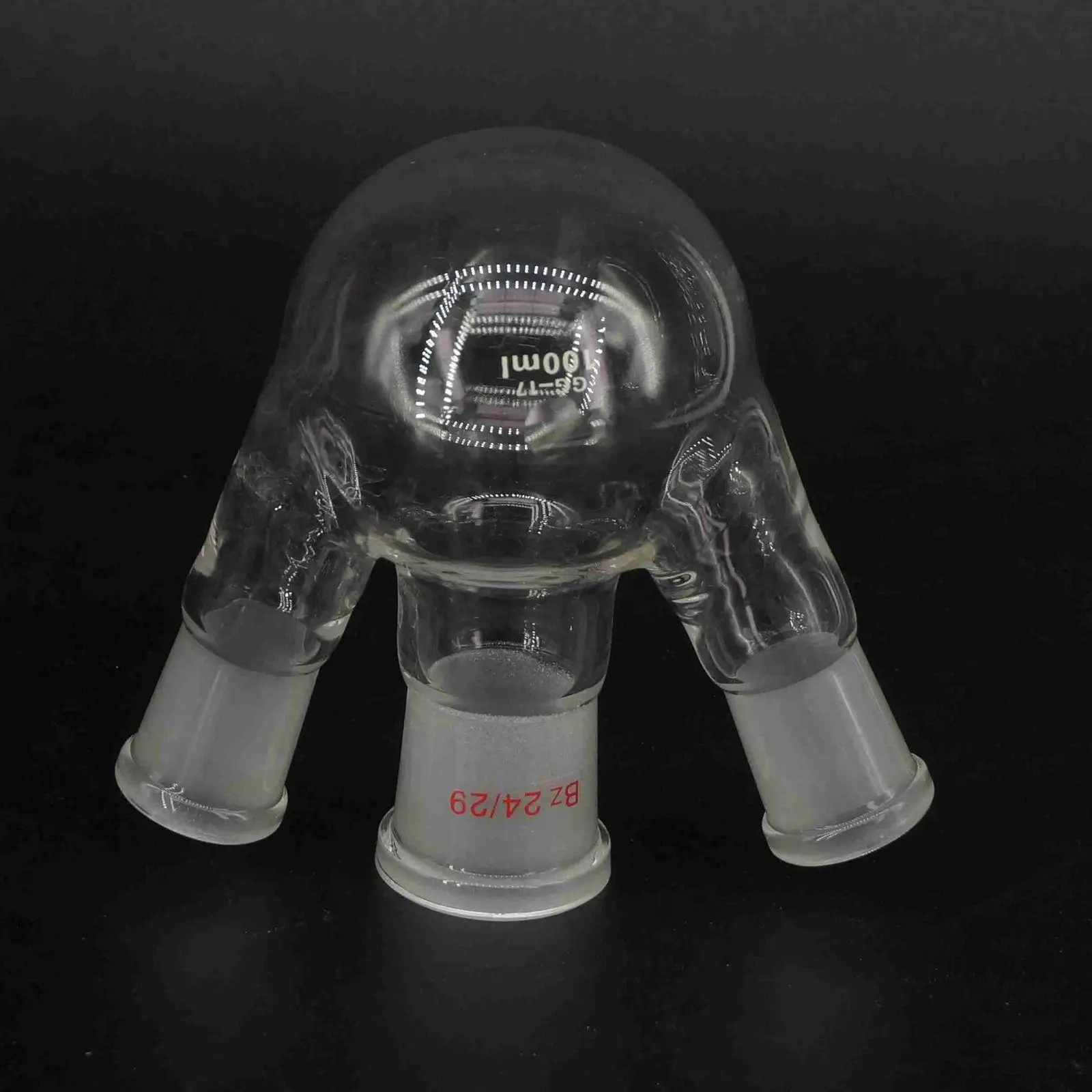 

100ml 24/29 Central 19/26 Branch Joint GG17 Glass 3 Necks Flask Round Bottom Labware