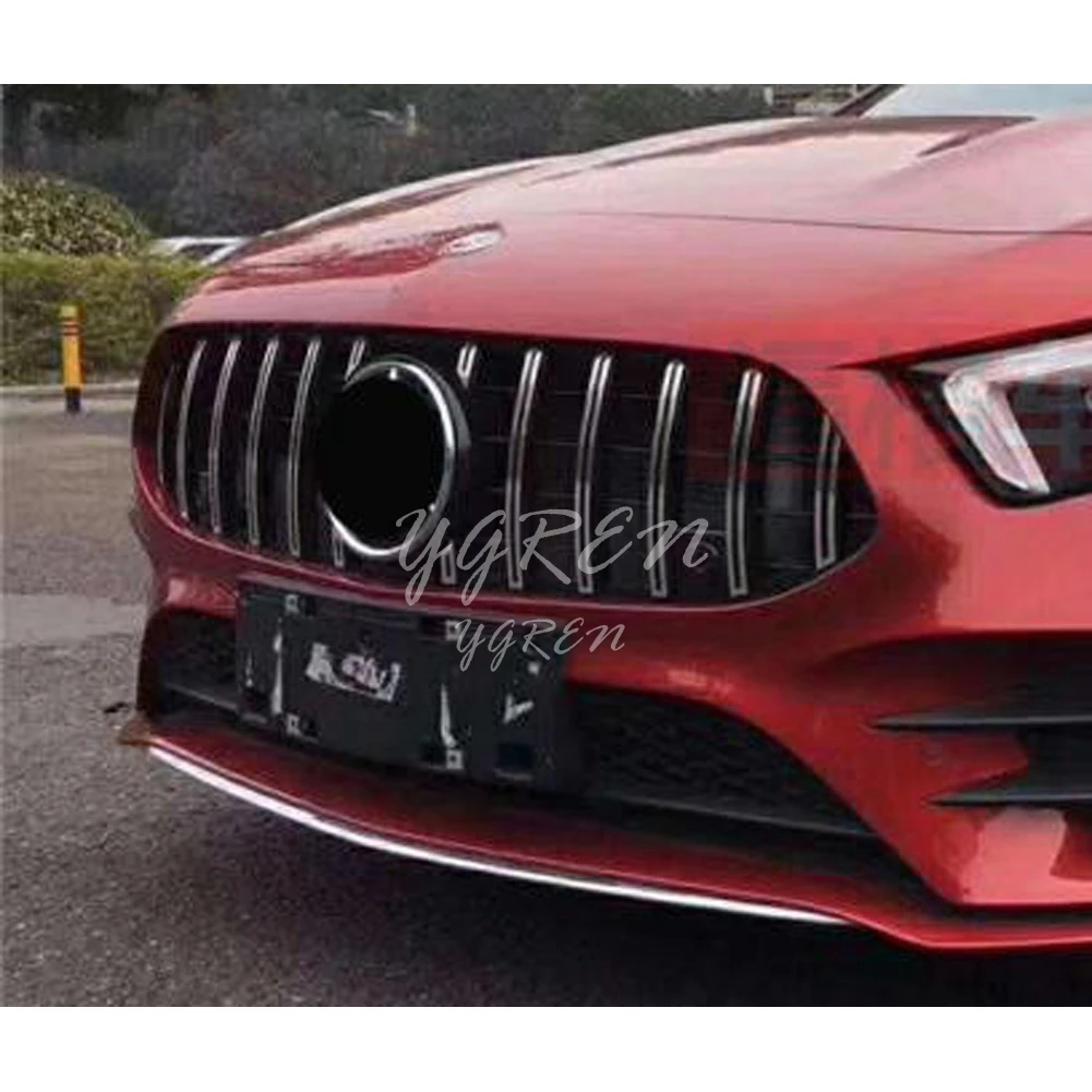 Черный серебристый GT R СТИЛЬ передняя решетка решетки для Mercedes-Benz W177 A250 A45 AMG