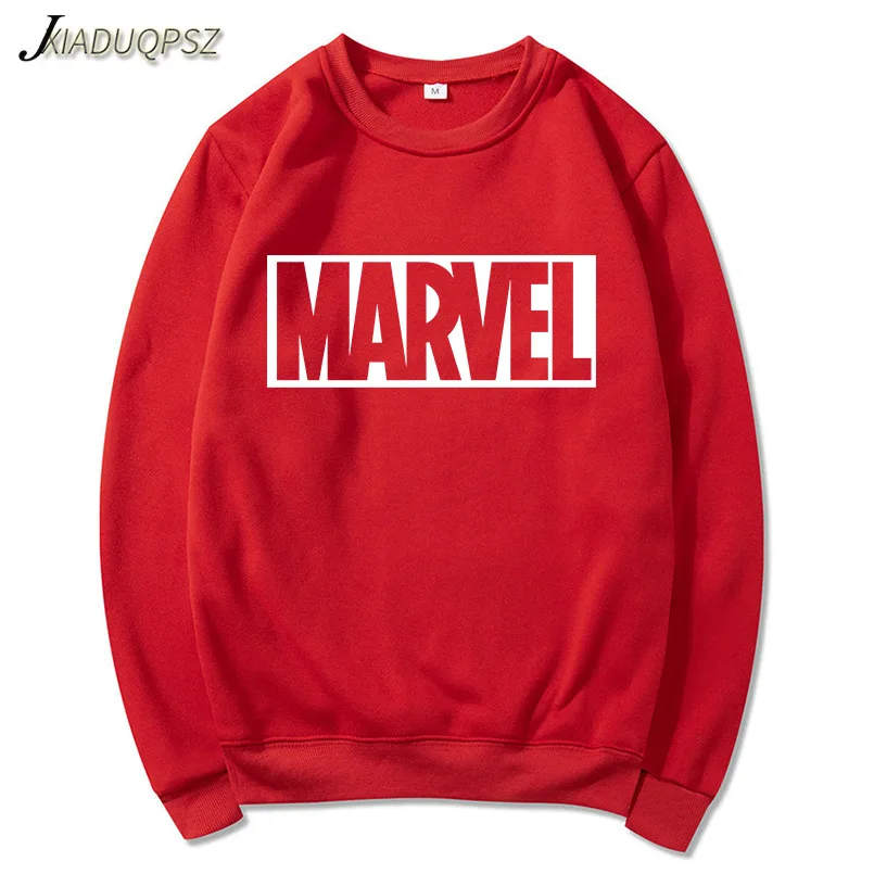 Новые Супер Герой толстовки с Marvel Мода Suprem Для мужчин толстовки с героями комиксов Марвел, из искусственной кожи с напечатанным Кофты Уличная Для мужчин Костюмы 3XL - Цвет: WM12 Red