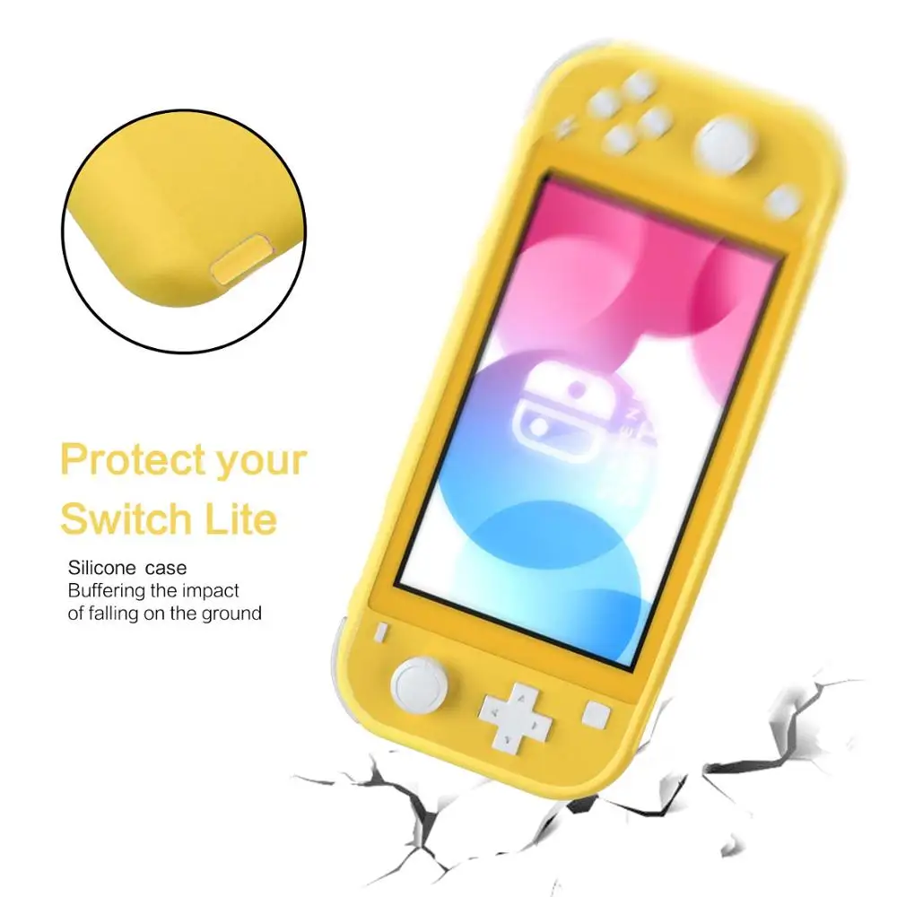ТПУ защитный чехол для nintendo Switch Lite покрытие ручки оболочка для Switch NS Lite мини консоль с слотами для игровых карт