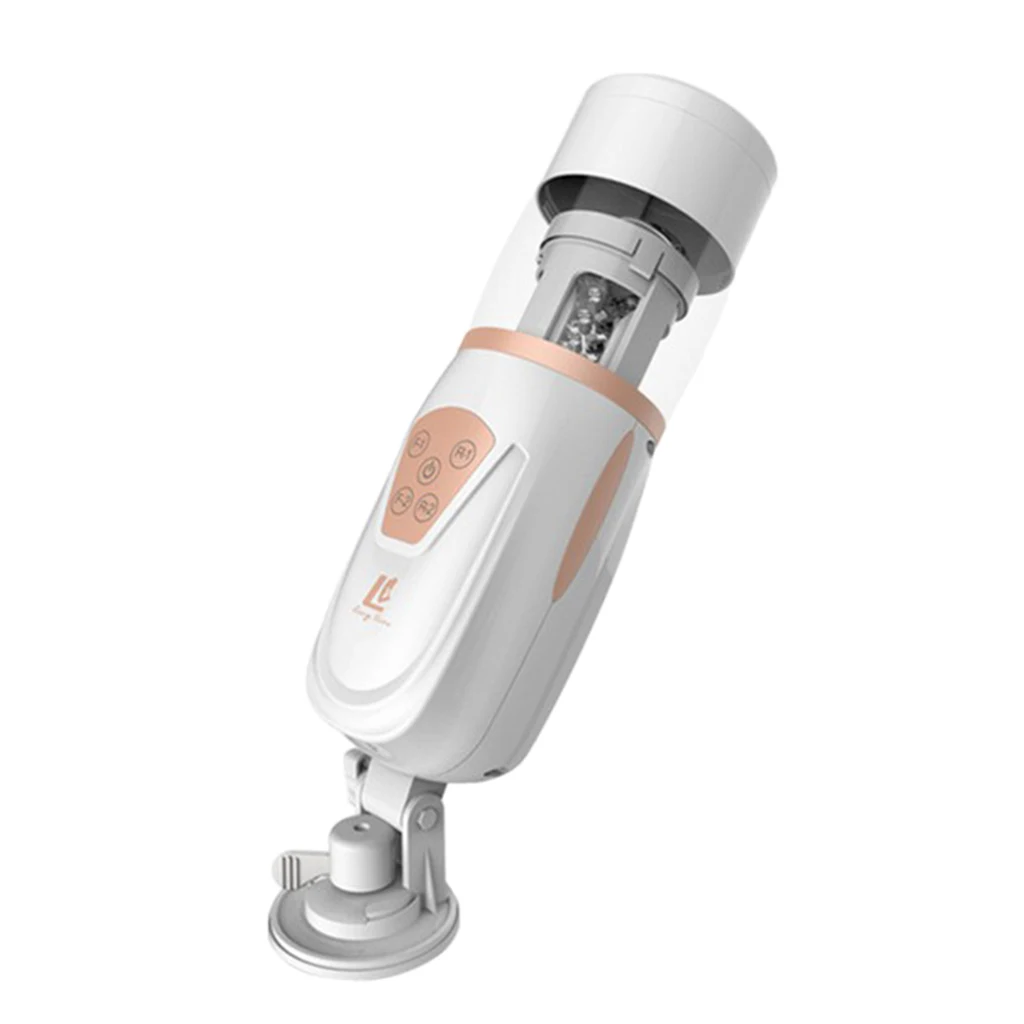 Men's Automatic Sucking Aircraft Cup Simulation Vagina Electric Thrusting Vibration Vibrating Clip Body Relax Massager Adult Toy