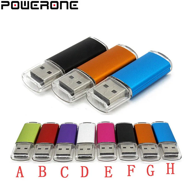 POWERONE оптовая продажа USB2.0 флэш диск металлический Usb флешка флешки 32 Гб