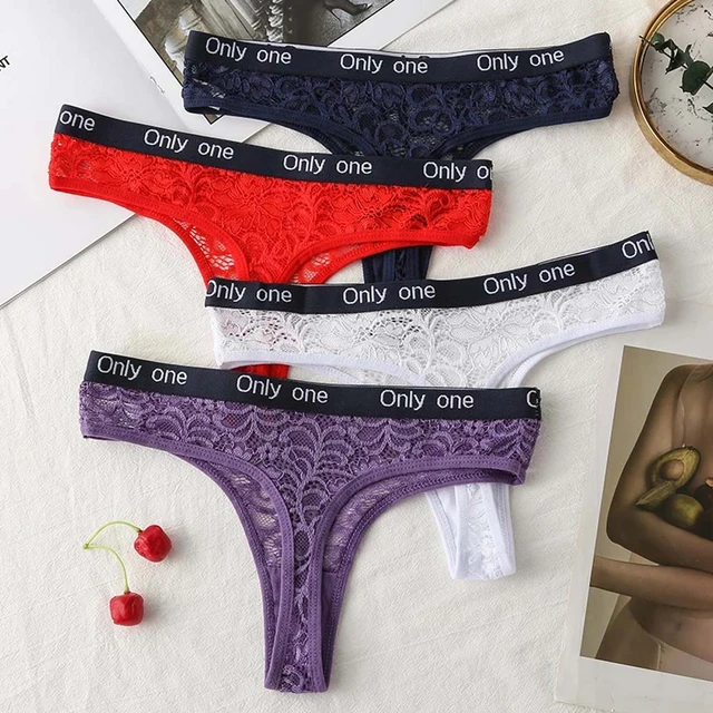 Women Fashion Lace G-string Panties Hollow Out Underwear Low-waist Female  Thong Briefs Soft Sexy Lingerie Underpants - Panties - AliExpress