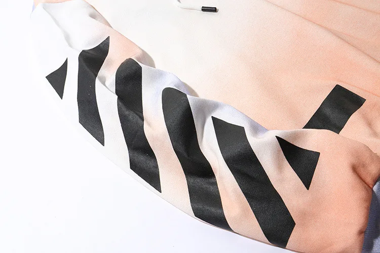OFF-WHITE Париж ограниченное количество брызг чернил рендеринга для мужчин/женщин уличная мода из чистого хлопка спортивная толстовка пальто