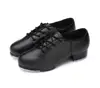 Sports Dance Shoes Adult Children Performance Tap Dance Shoes Soft Sole Natural Leather Shoes Step Sneakers Dance Shoes 5