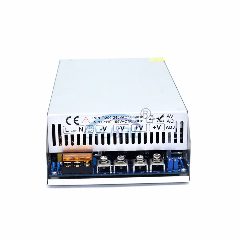 Универсальный 48V DC источник питания переключатель 41.7A 2000W Трансформатор 110V 220V AC в DC 48V PFC SMPS для осветительный двигатель шаговый