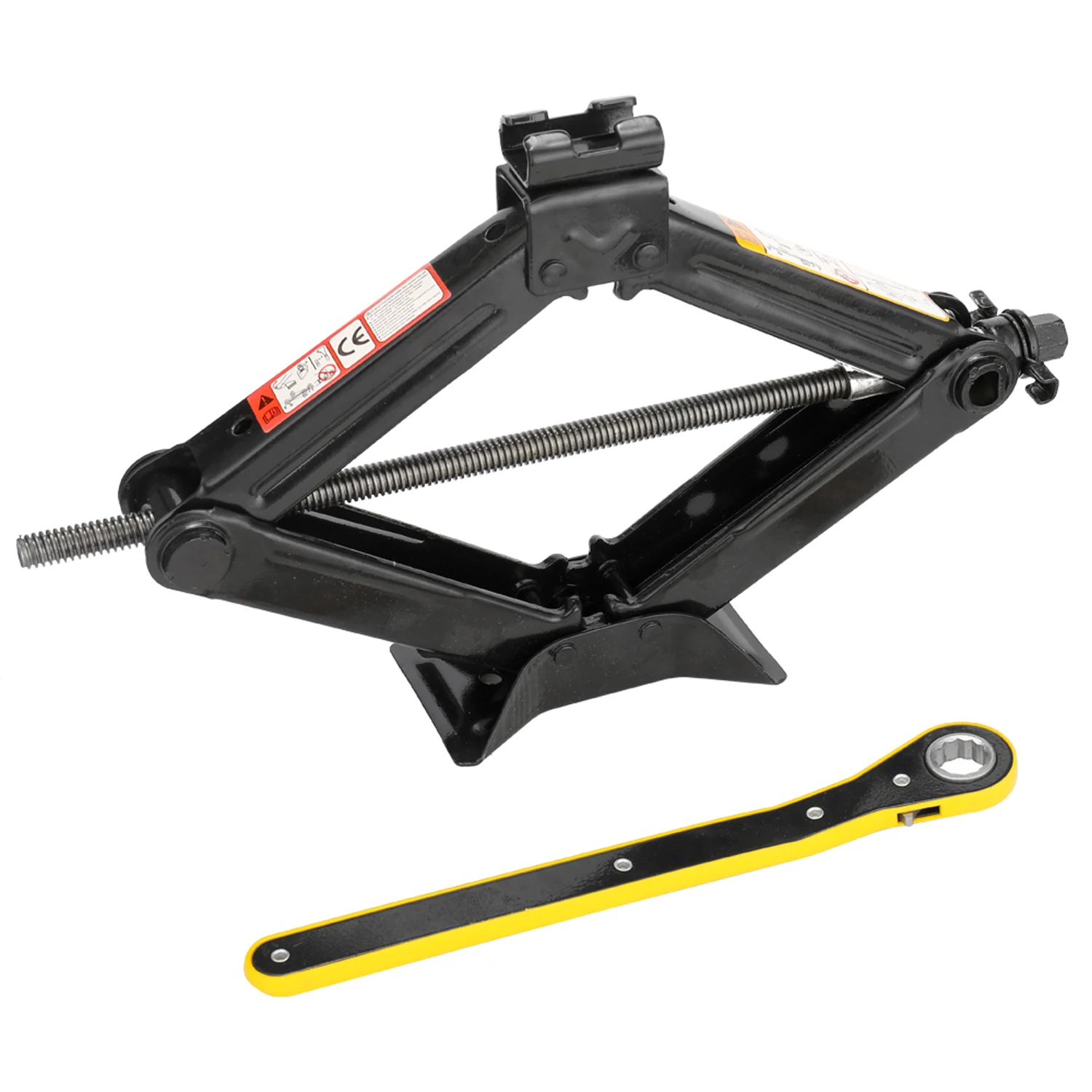 

Lifting Jack 2 Ton Manual Steel Mini Scissor Jack Car Repairing Tool with 17mm Ratchet Wrench