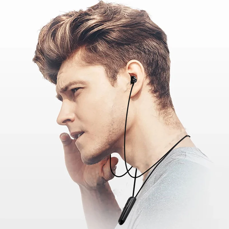 Wireless Bluetooth Headset Wireless Sports Pendant Bilateral Hanging Neck Running CSR Chip Heavy Bass