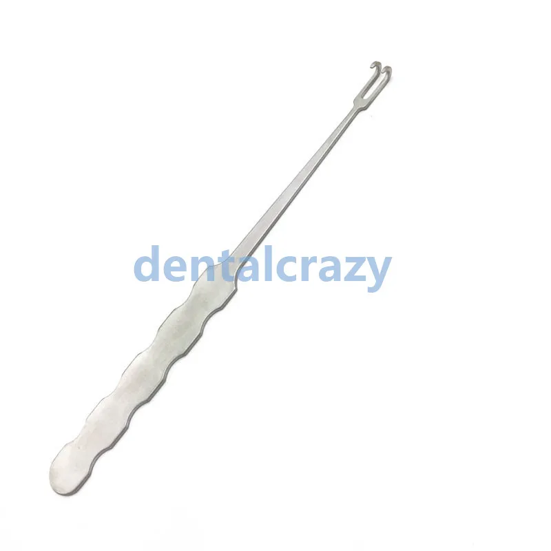 1pcs Double teeth Нержавеющая сталь тяга крюк кожи Ретрактор костные Ретракторы Ортопедические Ветеринарные Инструменты - Цвет: 1pcs Double teeth