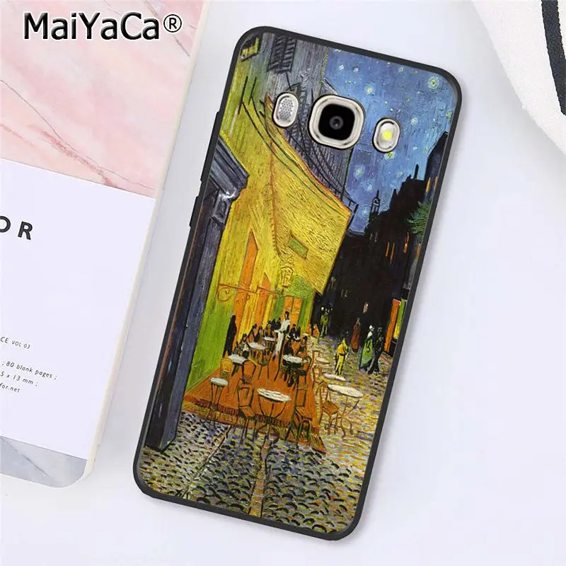 MaiYaCa Ван Гог Звездная ночь звезда Подсолнух чехол для телефона для samsung Galaxy J7 J6 J8 J4 J4Plus J7 DUO J7NEO J2 J7 Prime