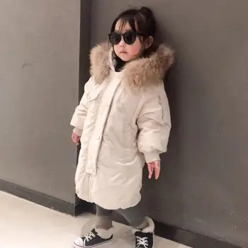 

Children oversize down Coat Winter thicker Warm Hooded Jackets Plus size Outerwear Modis kids Clothes down Jackets Parka Y2450