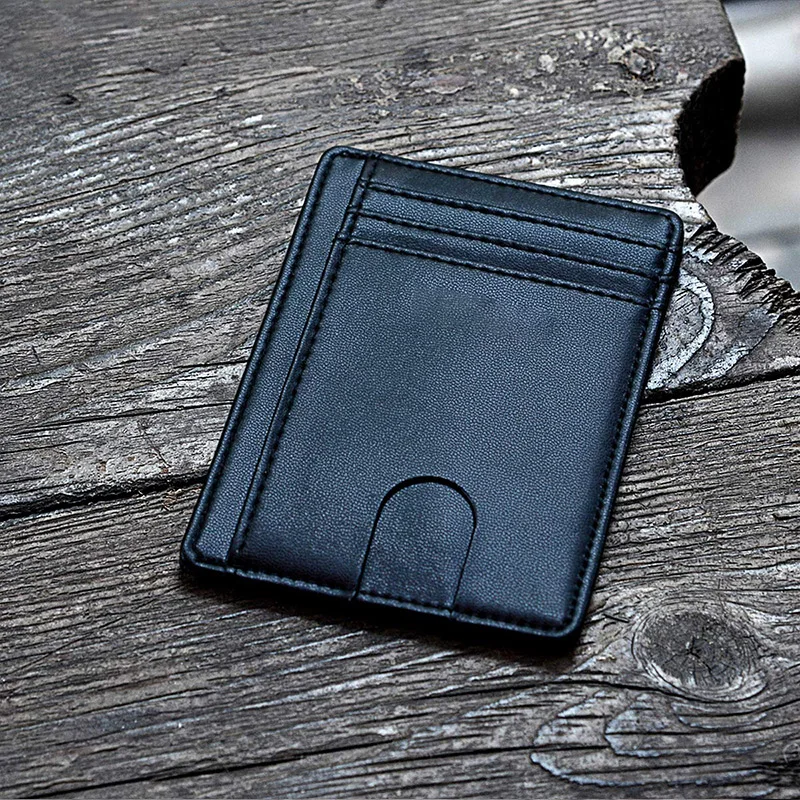 Ретро мужской кошелек, противоугонная кисть, RFID Кошелек для монет, яловая кожа, Открытый Тонкий клатч, много слотов для карт, кредитный держатель для карт