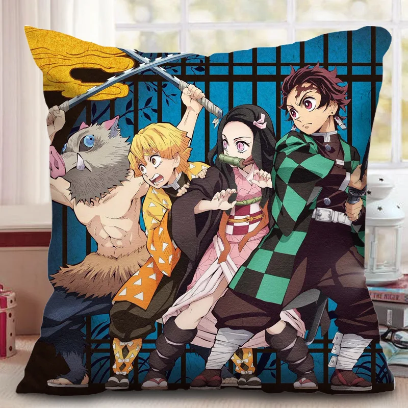 DIOCOS Demon Slayer Kimetsu no Yaiba Nezuko подушка диван в стиле аниме Подушка Рождественский подарок 40X40 см